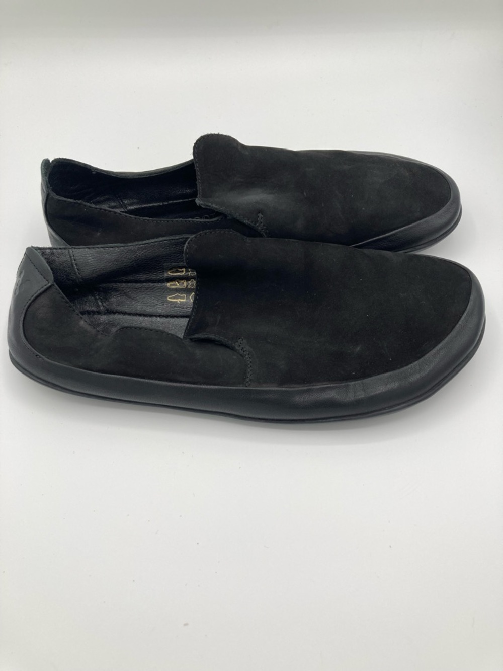 Vivobarefoot Loafers Women US 7/8 EU 38 Opanka Black Leather Minimalist Flats